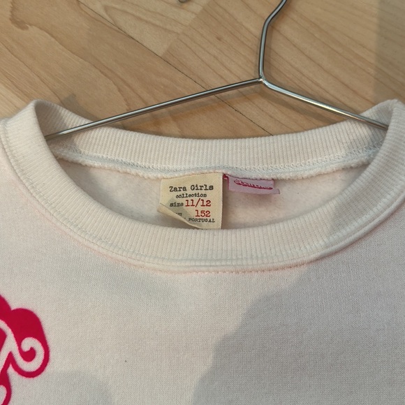 Barbie sweater, white, and pink super cute - Picture 2 of 3